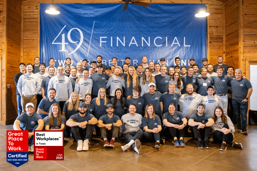 49 Financial makes “Best Workplaces in Texas” List!